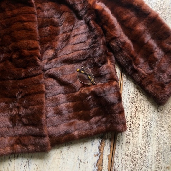 VINTAGE Fox Real Fur Coat in Excellent Condition Size S/M - Picture 2 of 10